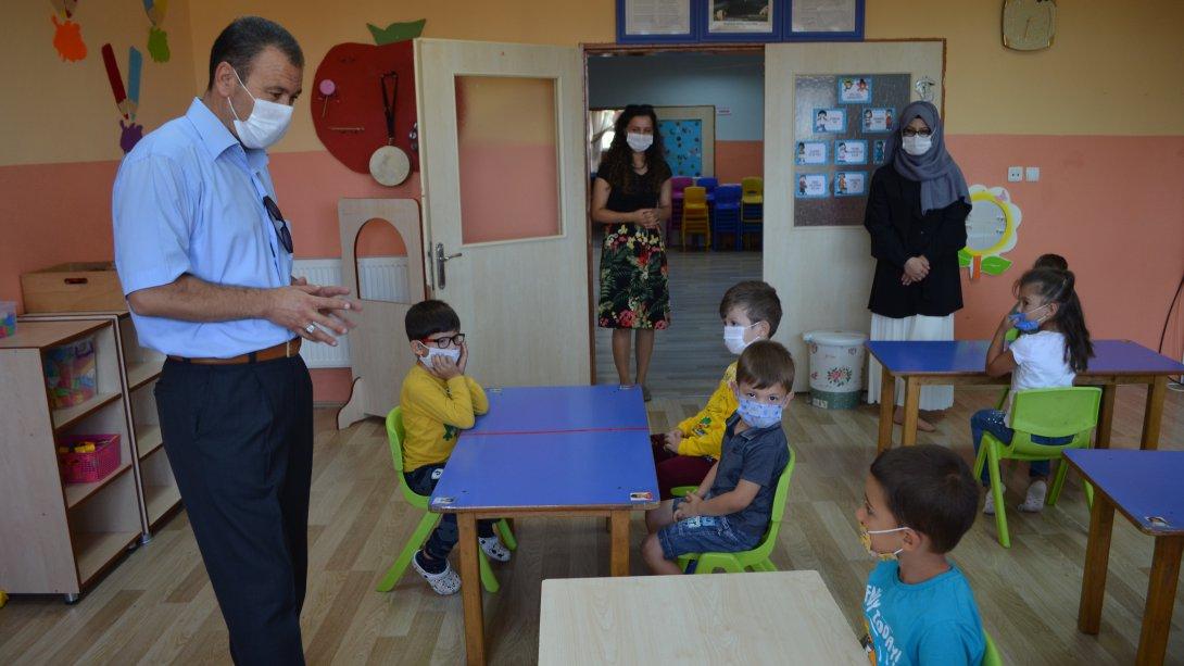 İlçe Milli Eğitim Müdürümüz Mustafa YÜCEL'den Anaokulu'na Ziyaret