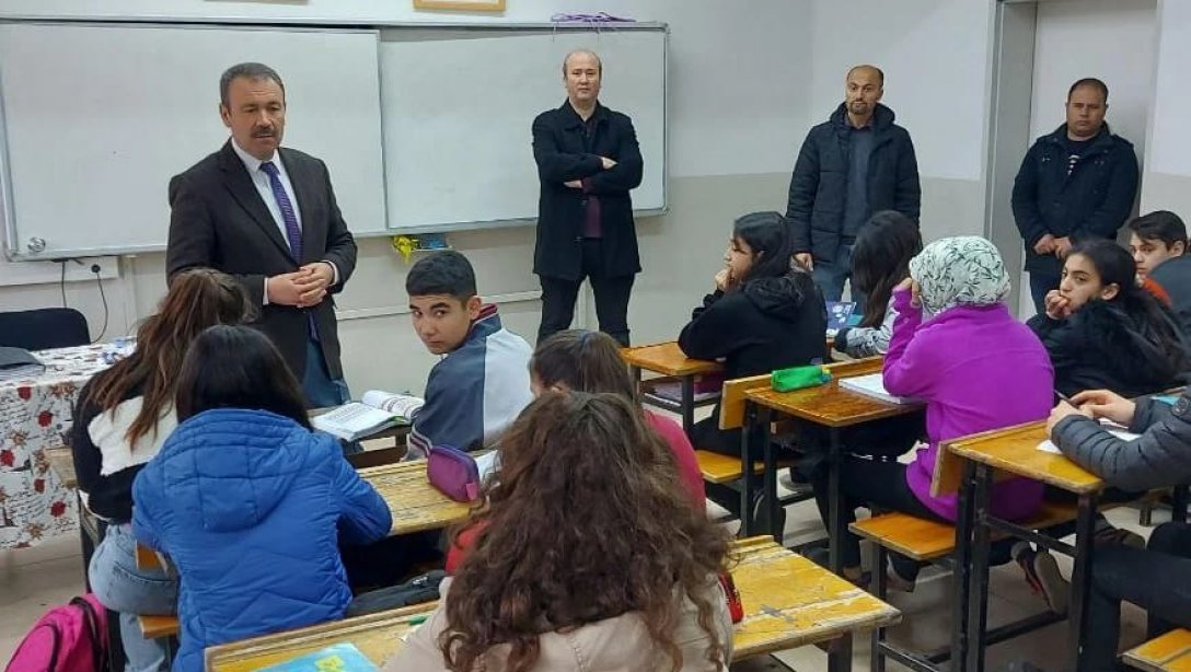 İlçe Milli Eğitim Müdürümüz Mustafa YÜCEL Kayapa Ortaokulunu Ziyaret Etti 