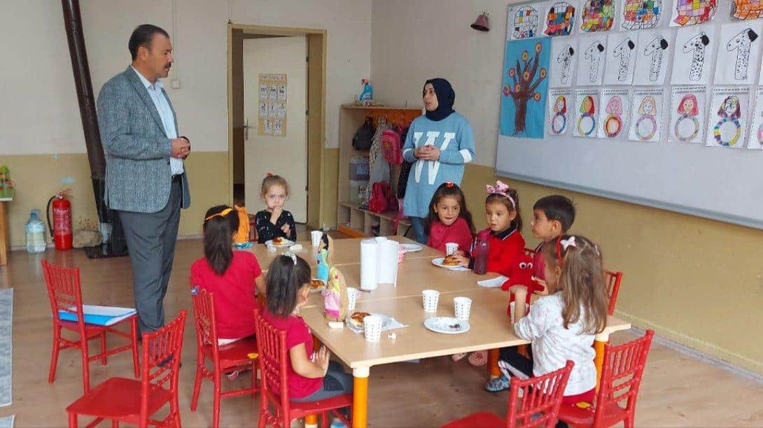 İlçe Milli Eğitim Müdürümüz Mustafa YÜCEL İlçemiz Anaokullarını Ziyaret Etti 