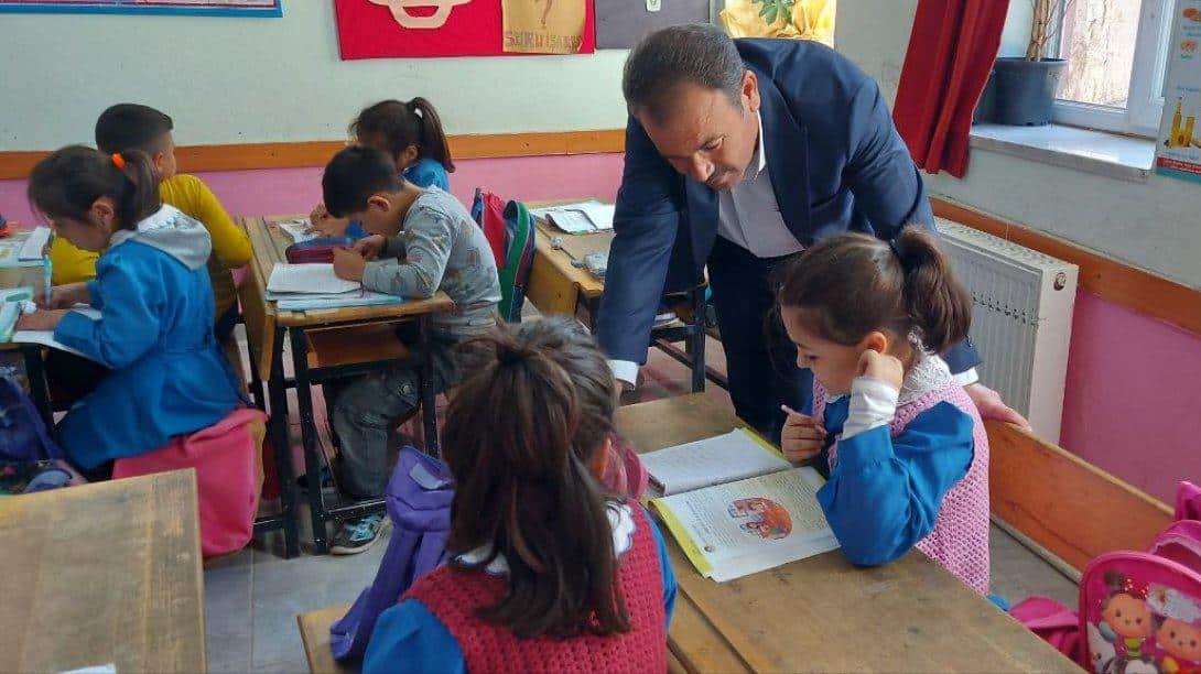 İlçe Milli Eğitim Müdürümüz Mustafa YÜCEL Yürekli, Demirciler ve Değirmenbaşı İlkokulunu Ziyaret Etti