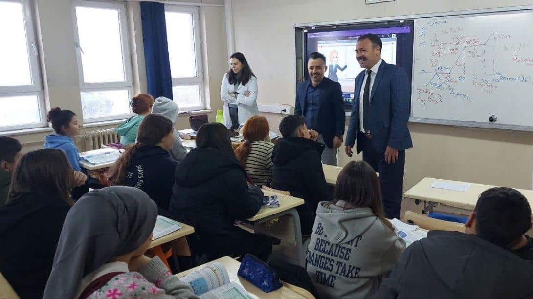 İlçemiz Büyükyenice Ortaokuluna İlçe Milli Eğitim Müdürümüz Mustafa YÜCEL'den Ziyaret