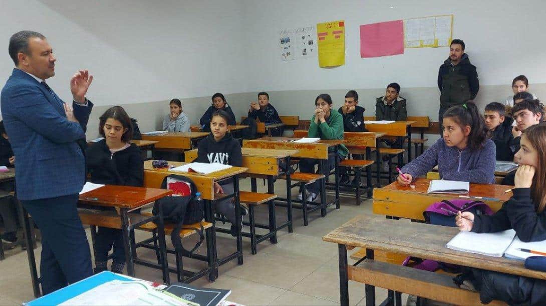 İlçe Milli Eğitim Müdürümüz  Mustafa YÜCEL Okul Ziyaretlerine Devam Ediyor