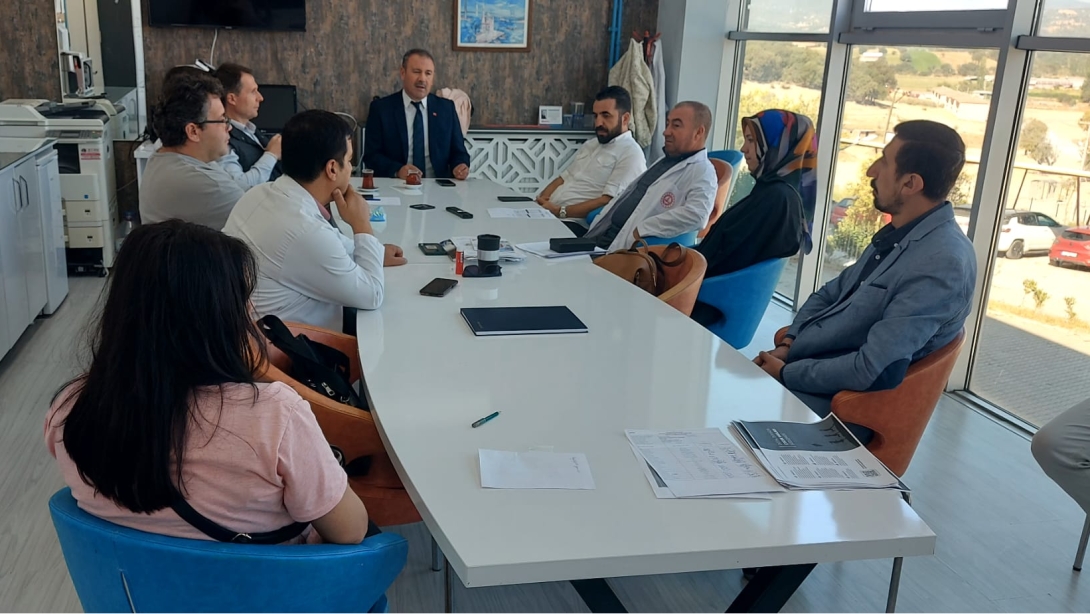 İlçe Milli Eğitim Müdürümüz Mustafa YÜCEL Şehit Fatih Tomuşoğlu MTAL Okulunu Ziyaret Etti 